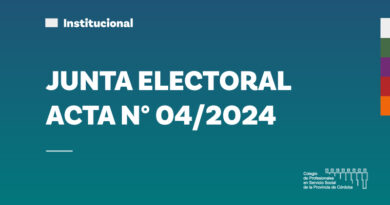 JUNTA ELECTORAL / ACTA Nº 04/2024