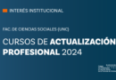 Cursos de Actualización Profesional 2024 en la FCS UNC