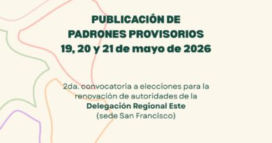 Comenzó la exhibición de padrones provisorios para la segunda convocatoria a elecciones en la Delegación Este
