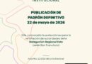 La Junta Electoral oficializó el padrón definitivo para la Delegación Este