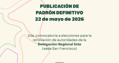 La Junta Electoral oficializó el padrón definitivo para la Delegación Este