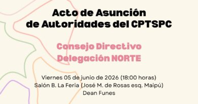 Acto de Asunción de las autoridades del Consejo Directivo de la Delegación Norte