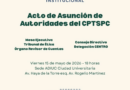 Acto de Asunción de nuevas autoridades