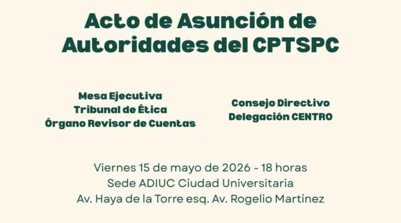 Acto de Asunción de nuevas autoridades